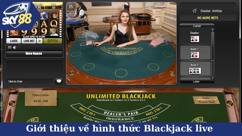 Giới thiệu về hình thức Blackjack live&nbsp;