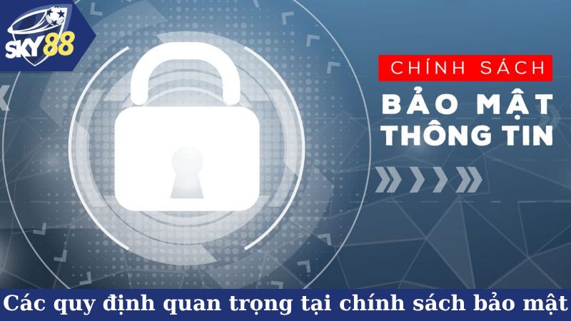 Các quy định quan trọng tại chính sách bảo mật